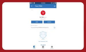 آموزش خرید ترون در تراست ولت